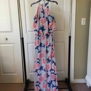 Altar'd State Halter Floral Maxi